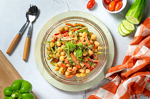 Vegetable Chickpea Salad with MAGGI Shaad-e Magic