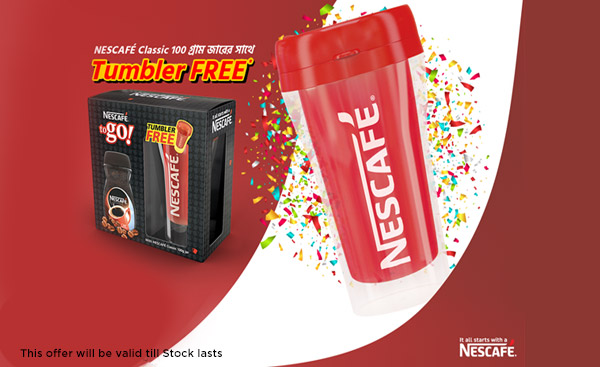 NESCAFÉ Classic offer with free tumbler