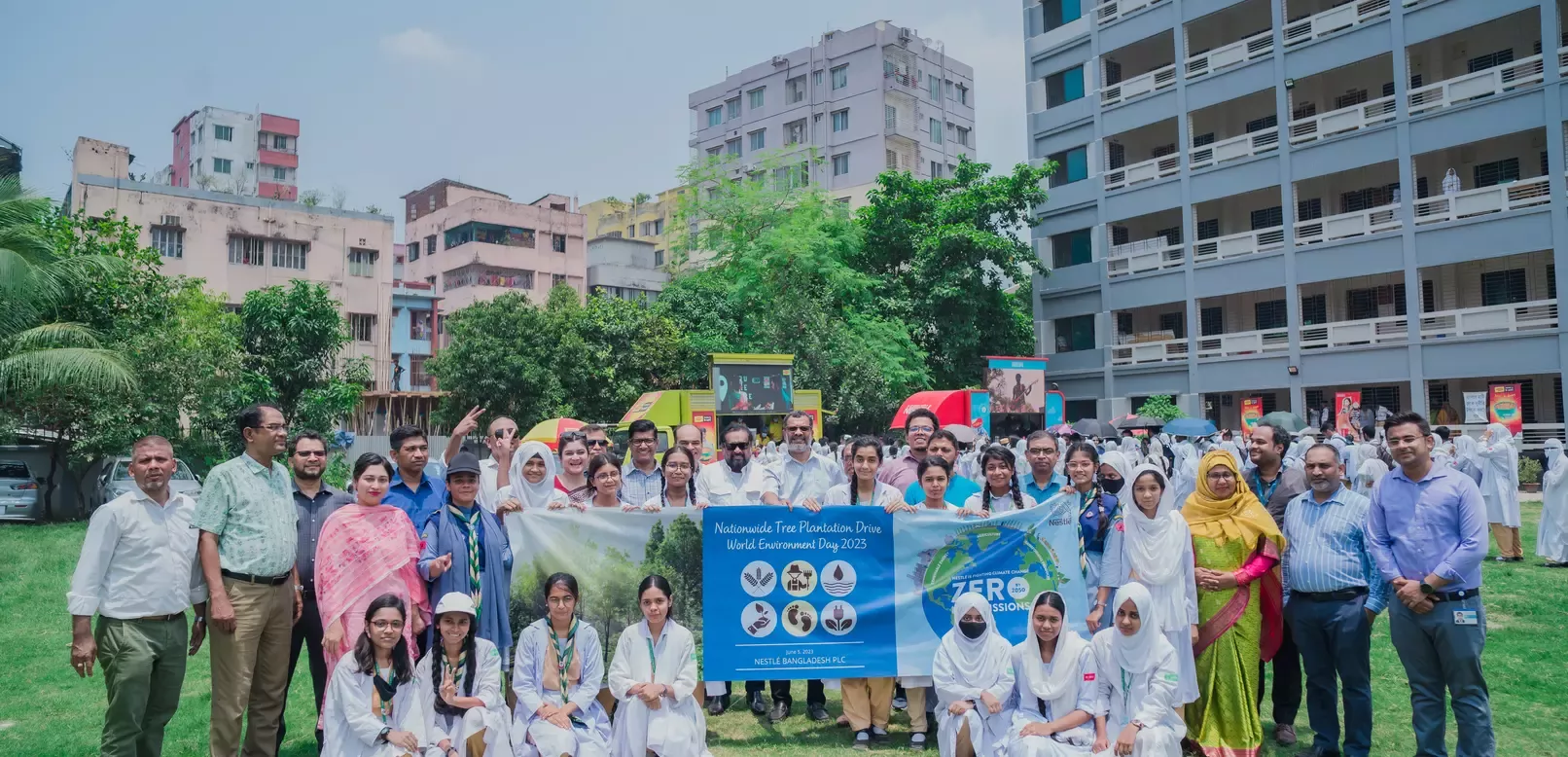 Nestlé Bangladesh plants trees