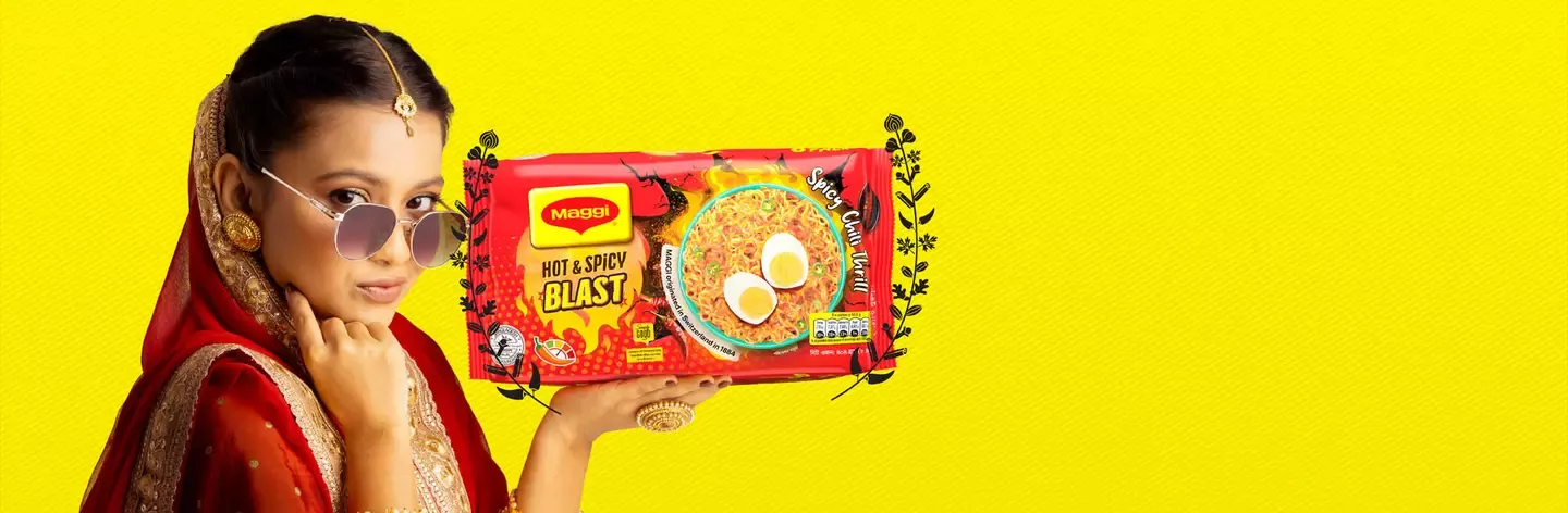  Maggi Hot & Spicy Blast Noodles