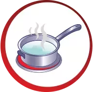 Boiling water for Ceregrow preparation