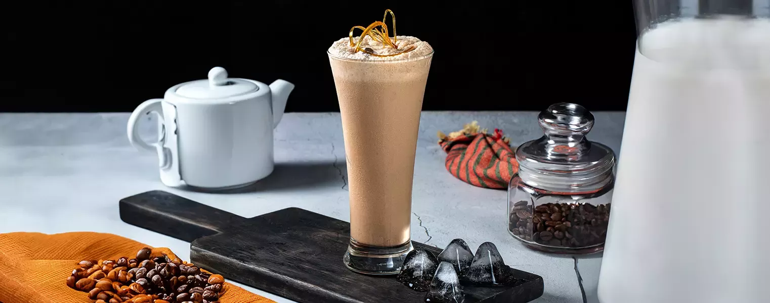 Cold Caramel Frappuccino with NESCAFÉ