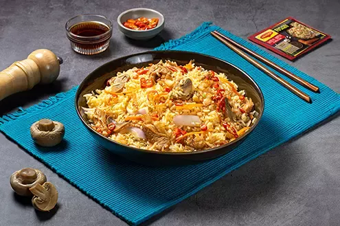 Spicy Chicken Fried Rice with MAGGI Fried Rice Seasoning