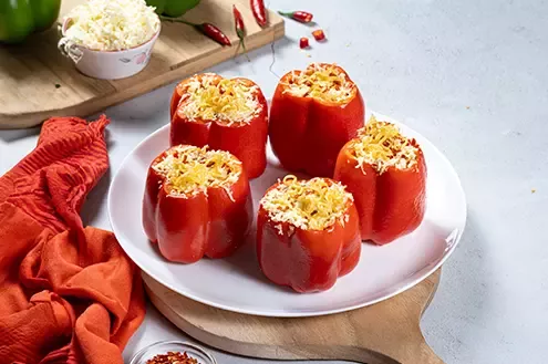 Stuffed Capsicum with MAGGI Noodles